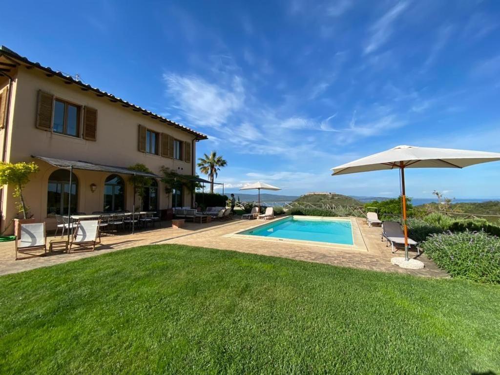 Villa Pimpinnacolo Porto Ercole  Kültér fotó